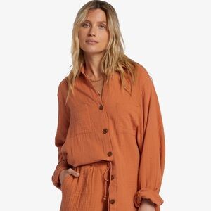 Billabong Swell Buttondown Shirt - Brown